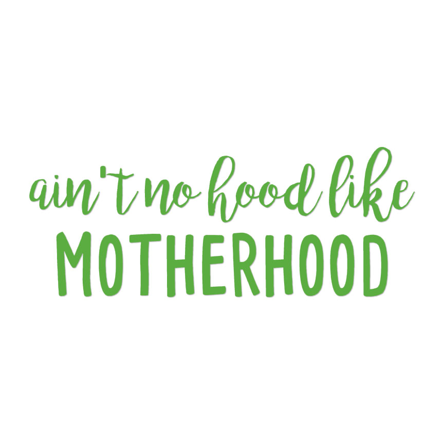 No Hood Like Motherhood - Decal Sticker - Multiple Colors & Sizes - ebn4236 - Picture 13 of 19