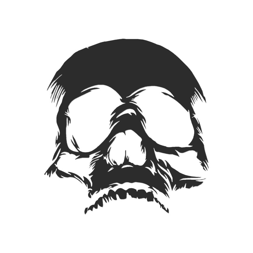 Calcomanía de vinilo Dead Skull - varios colores y tamaños - ebn1106 - Imagen 6 de 20