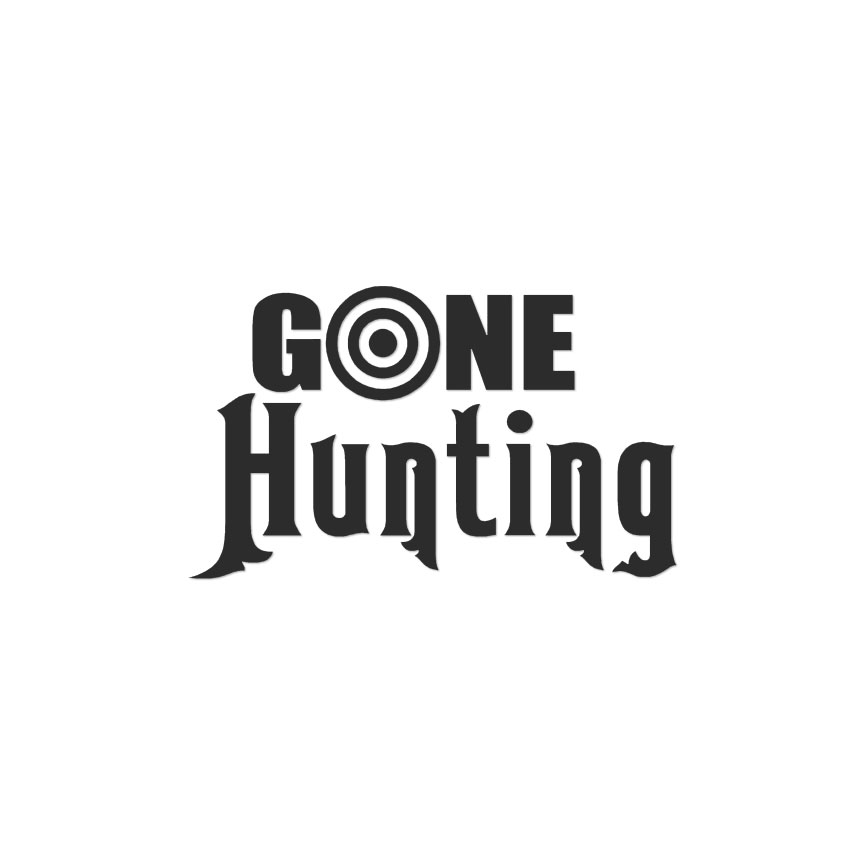 ebn347 Gone Hunting Multiple Color & Sizes Vinyl Decal Sticker 