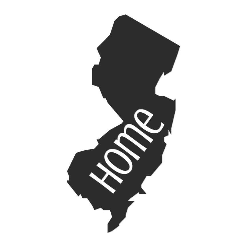 Calcomanía de vinilo New Jersey Home State - varios colores y tamaños - ebn3832 - Imagen 6 de 20