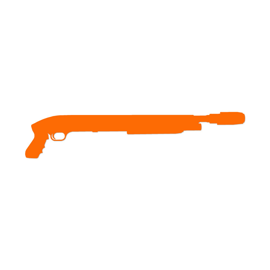 Tactical Sticker Bomb Grey Gun Skin Vinyl Wrap