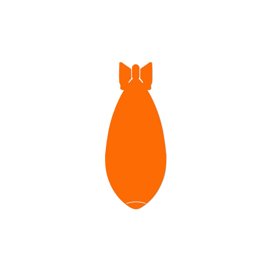Bomb Warhead - Vinyl Decal Sticker - Multiple Color & Sizes - ebn803 | eBay