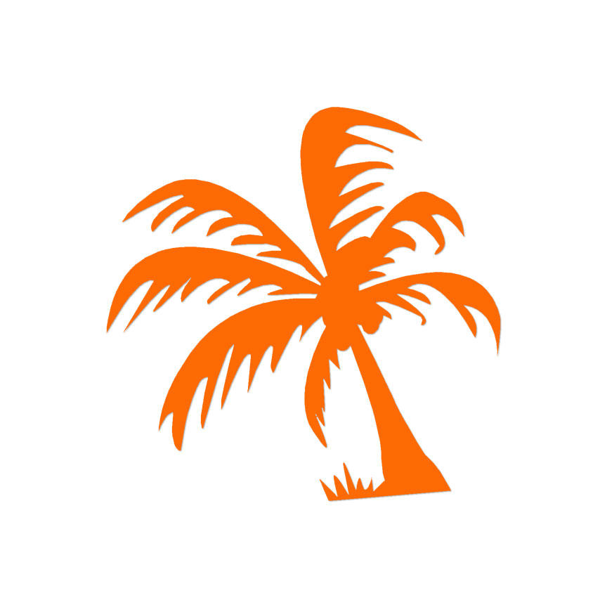 hawaiian palm tree clipart