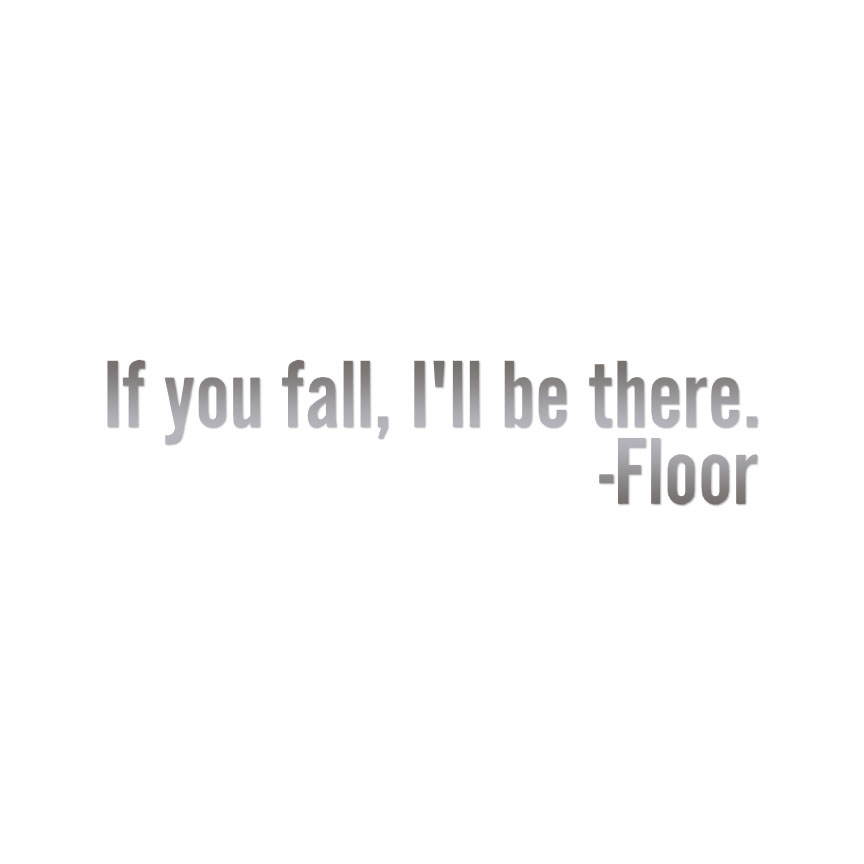 Piso You Fall I'll Be There - Calcomanía adhesiva - Varios colores y tamaños - ebn4207 - Imagen 18 de 19