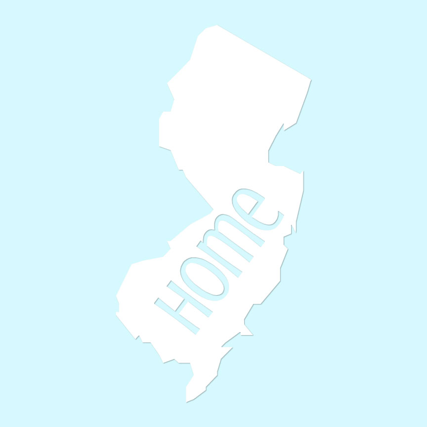 Calcomanía de vinilo New Jersey Home State - varios colores y tamaños - ebn3832 - Imagen 3 de 20
