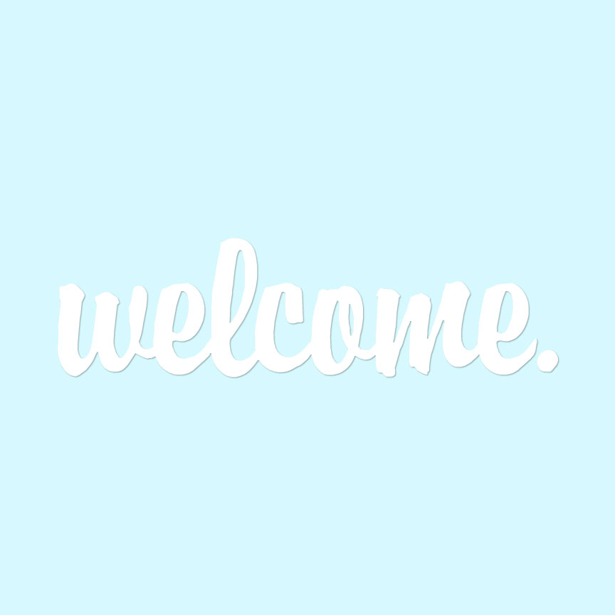 Welcome - Vinyl Decal Sticker - Multiple Colors & Sizes - ebn4134 | eBay