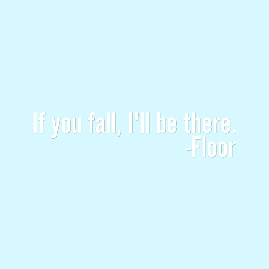 Piso You Fall I'll Be There - Calcomanía adhesiva - Varios colores y tamaños - ebn4207 - Imagen 3 de 19