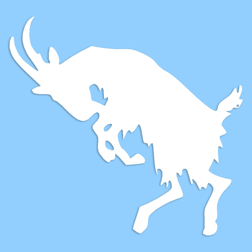 Billy Goat Sticker Billy Goat - Decal Sticker - Multiple Colors & Sizes - ebn6074 | eBay