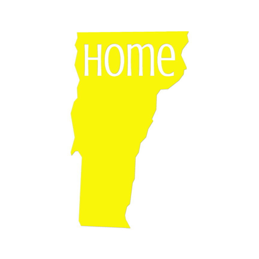 Vermont Home State ebn3847 Vinyl Decal Sticker Multiple Colors & Sizes 