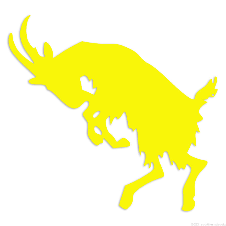 Billy Goat Sticker Billy Goat - Decal Sticker - Multiple Colors & Sizes - ebn6074 | eBay