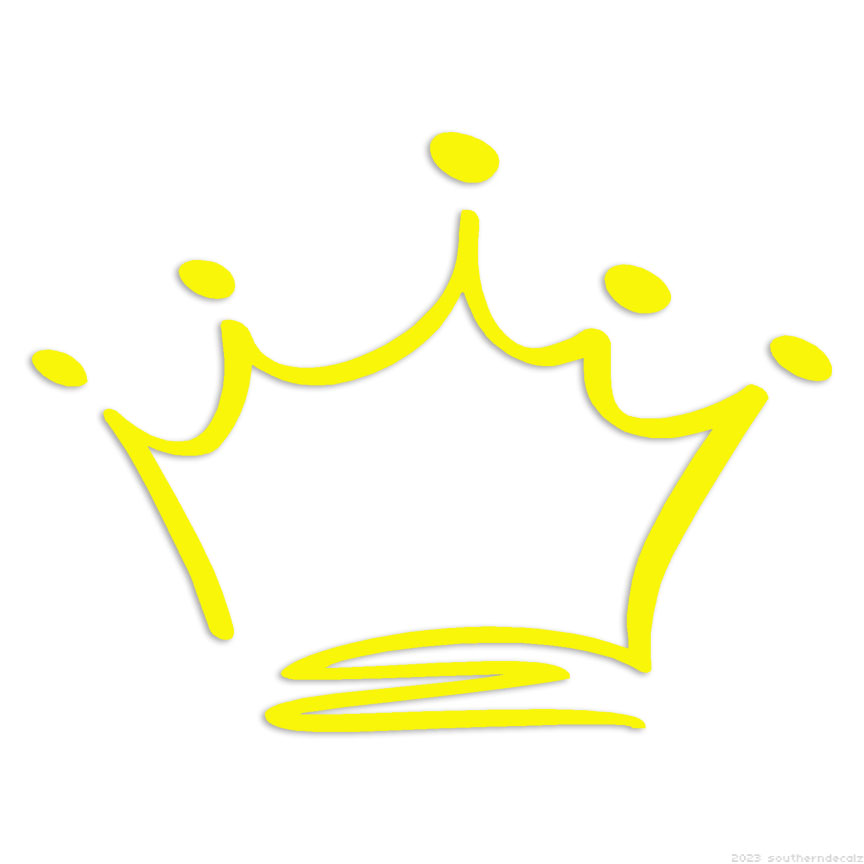 Crown Decal Sticker