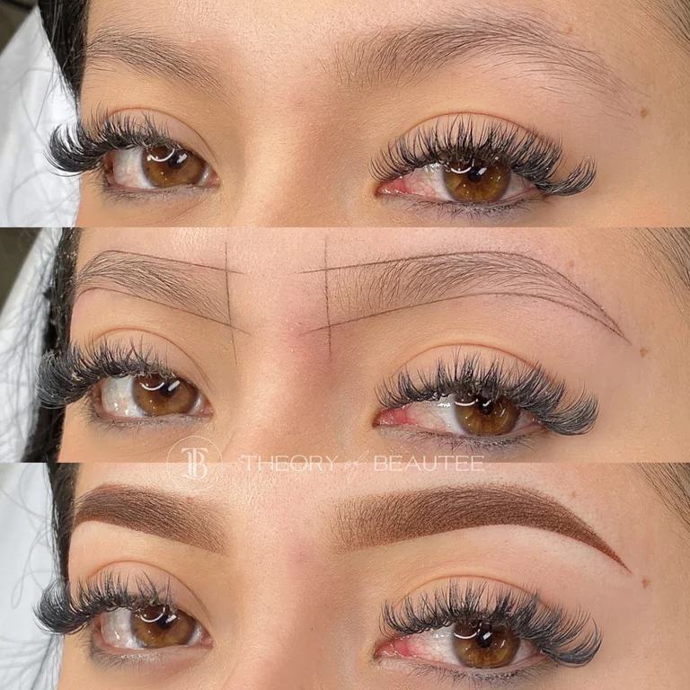 Corrective ombré shading that renews brow color and restores shape.