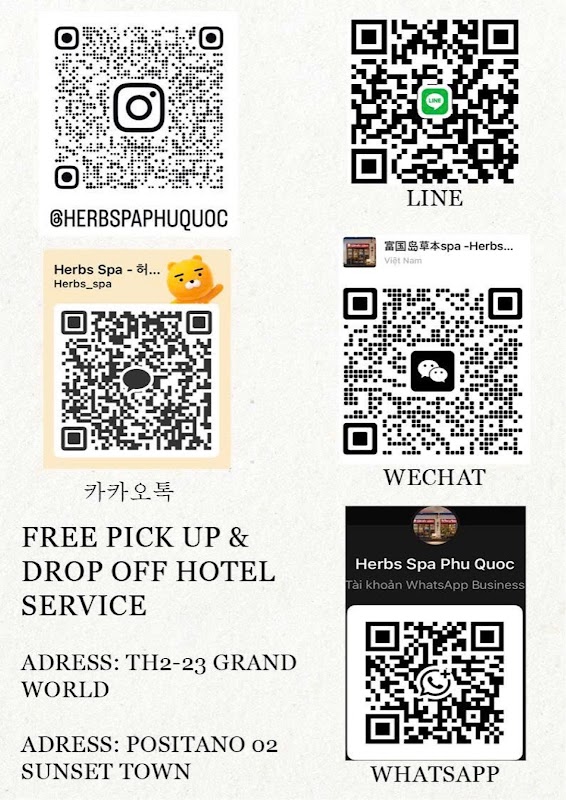 Herbs Spa Sunset Town ( 连我 , 微信 , 예약 카톡 ID: Herbs_spa ) 허브 스파 - 富国岛按摩 – ảnh 6
