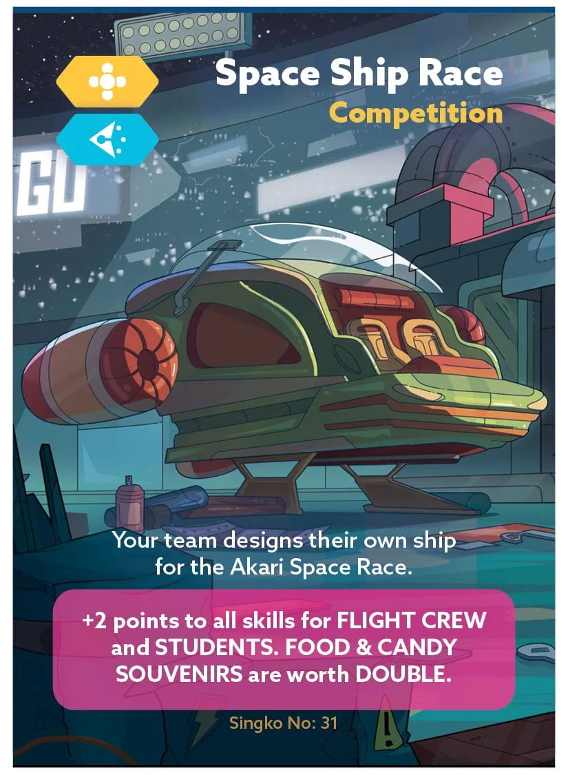 Space Ship Race — card 31