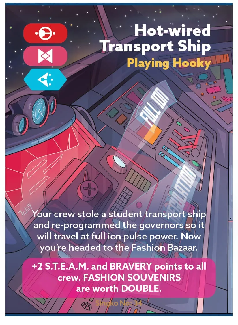 Hot-wired Transport Ship — card 34
