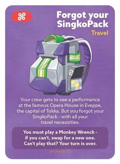 Forgot your SingkoPack — card 37