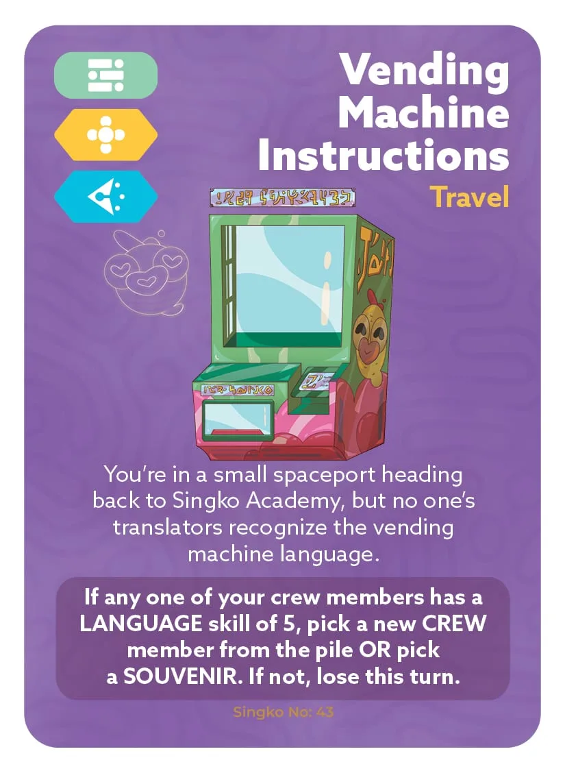 Vending Machine Instructions — card 43