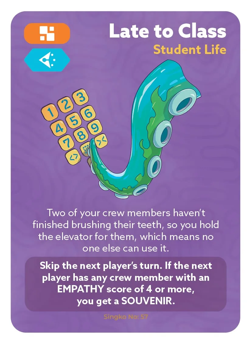 Late to Class — card 57