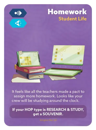 Homework — card 63