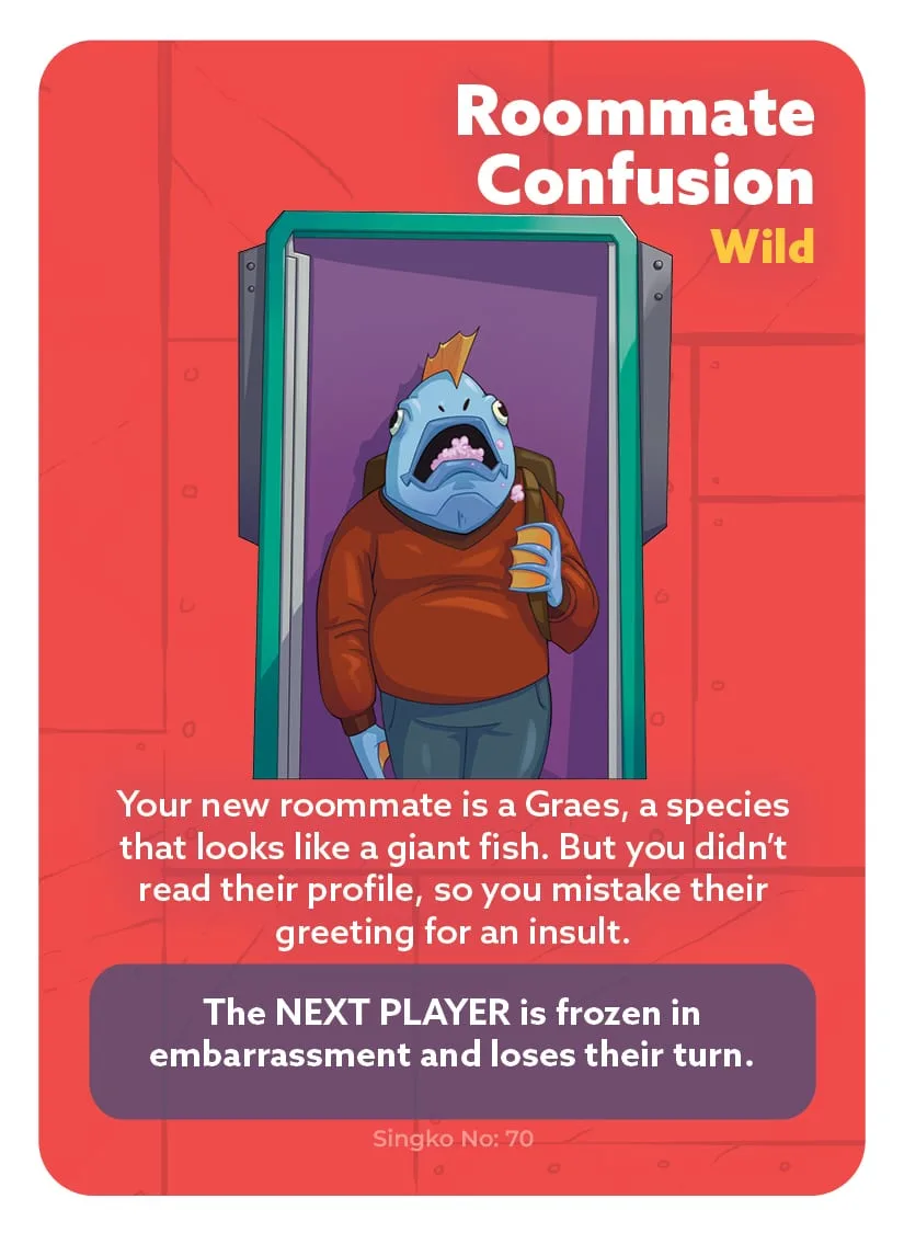 Roommate Confusion — card 70