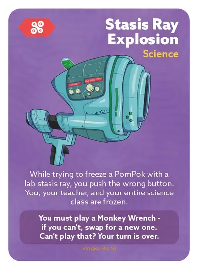 Stasis Ray Explosion — card 91