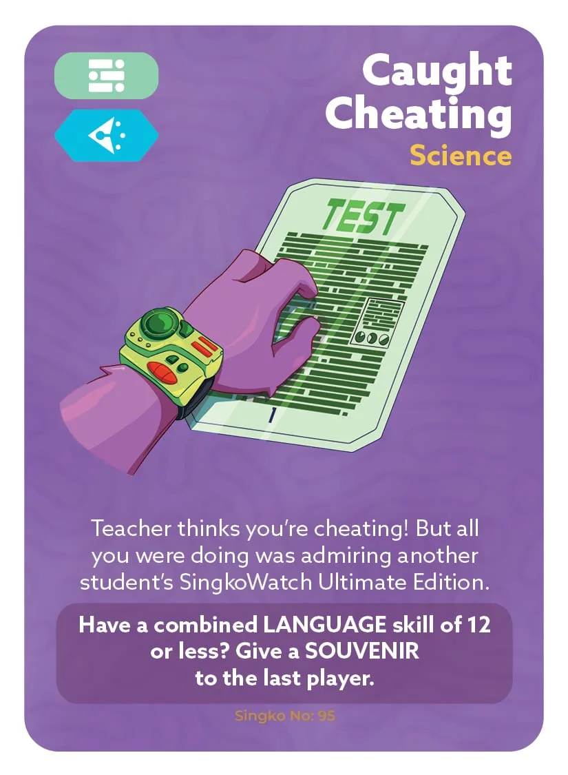 Caught Cheating — card 95