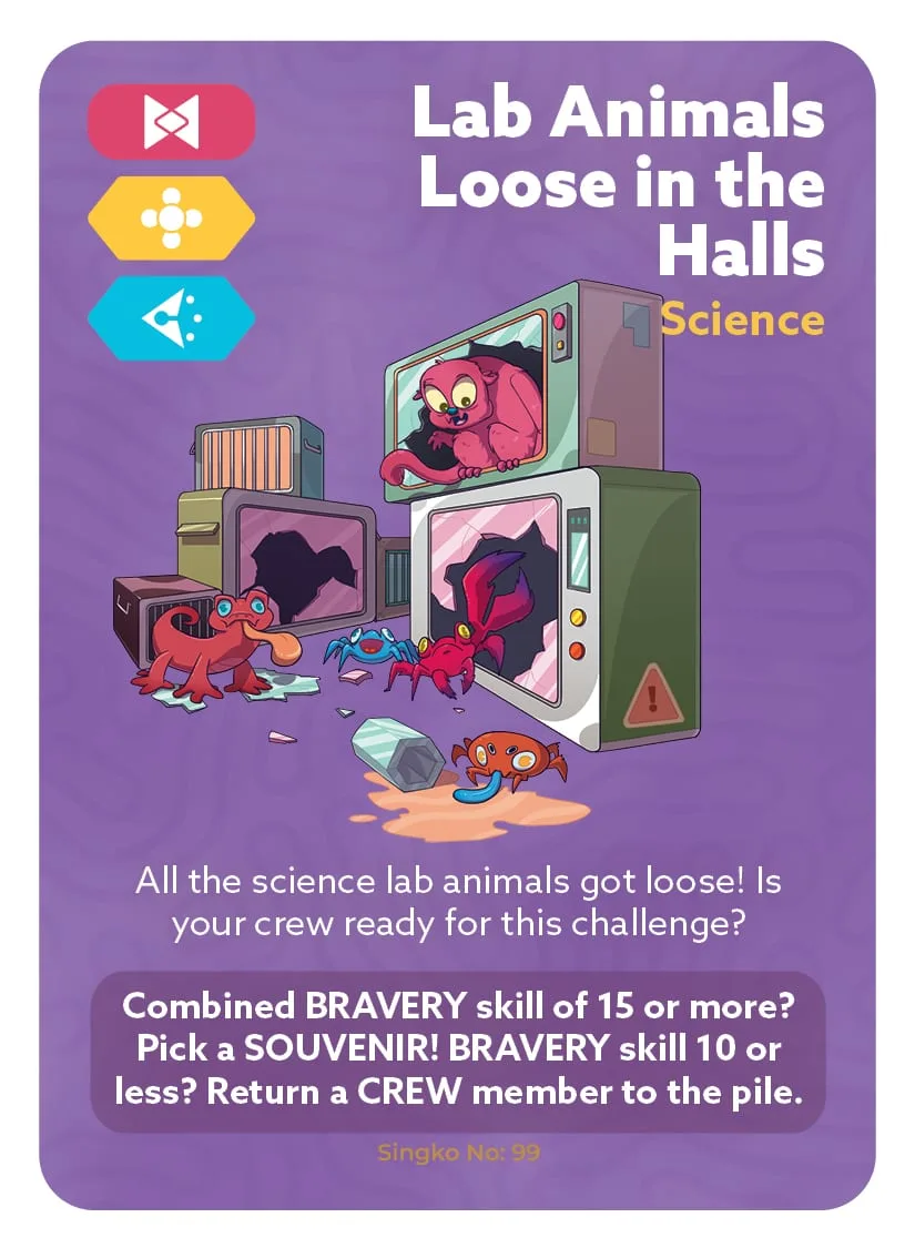 Lab Animals Loose in the Halls — card 99