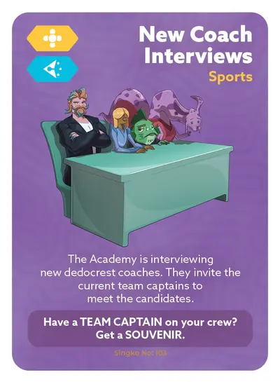 New Coach Interviews — card 103