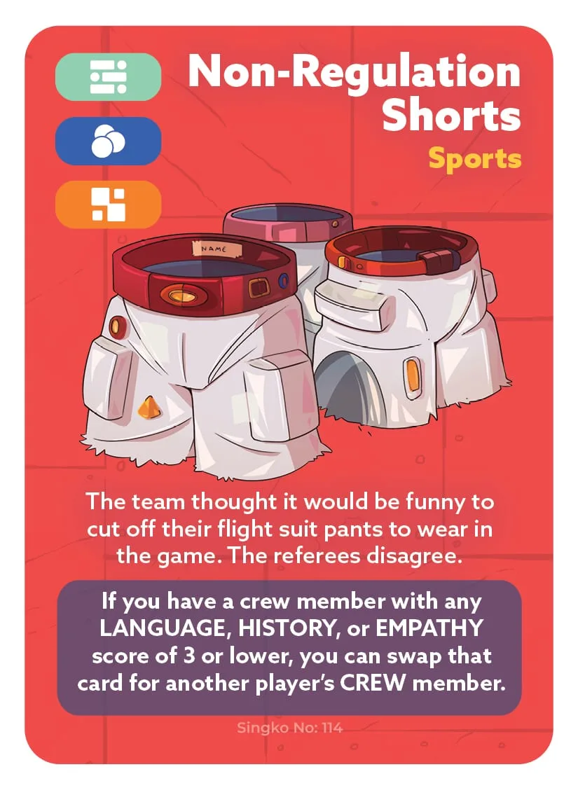 Non-Regulation Shorts — card 114
