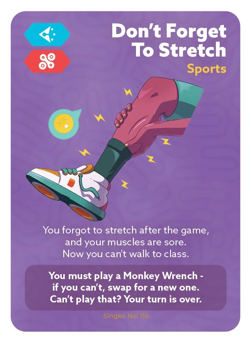 Don't Forget To Stretch — card 115