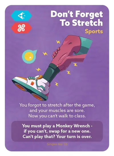 Don't Forget To Stretch — card 115