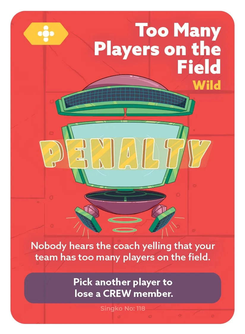 Too Many Players on the Field — card 118