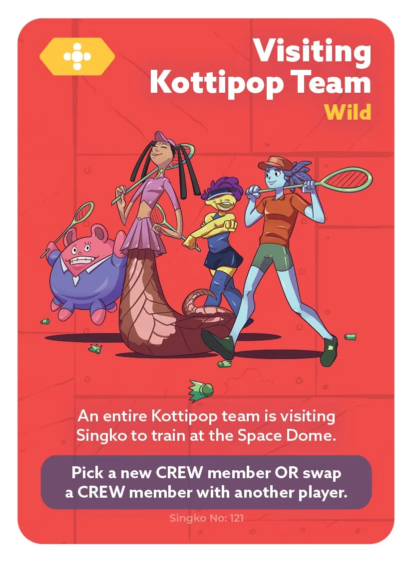 Visiting Kottipop Team — card 121