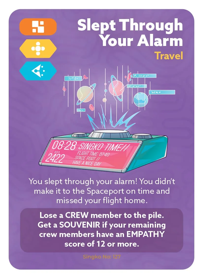 Slept Through Your Alarm — card 127