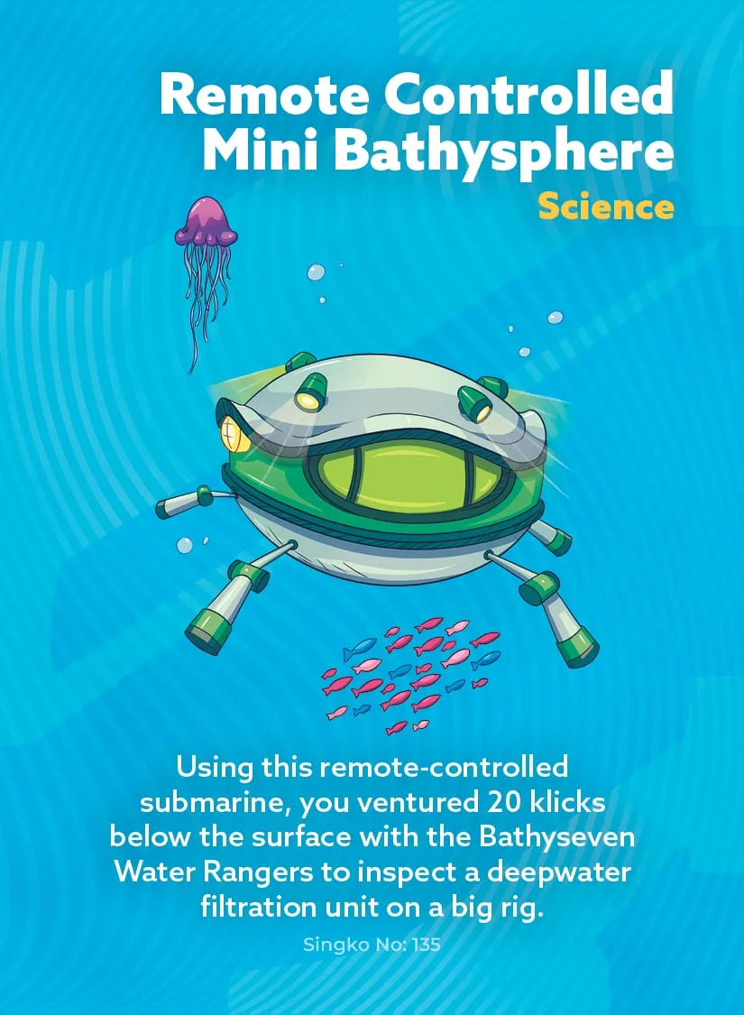 Remote Controlled Mini Bathysphere — card 135