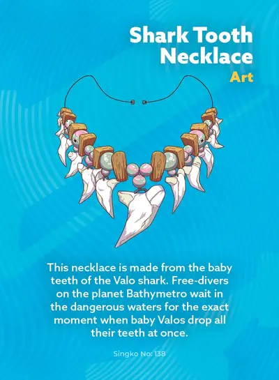 Shark Tooth Necklace — card 138