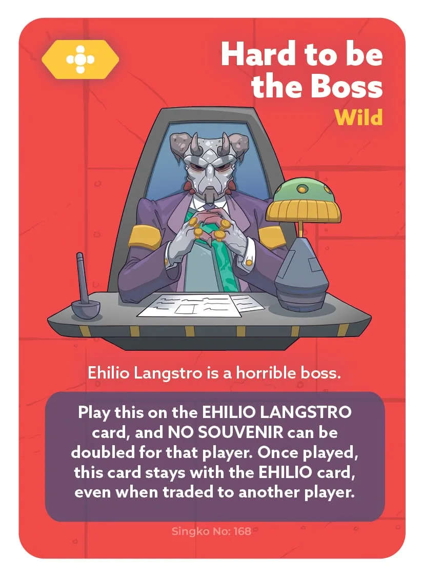 Hard to be the Boss — card 168