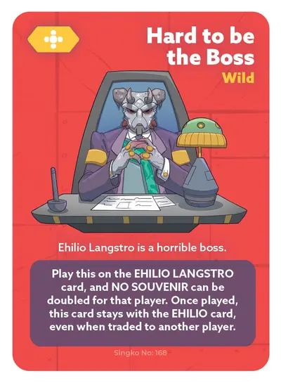 Hard to be the Boss — card 168