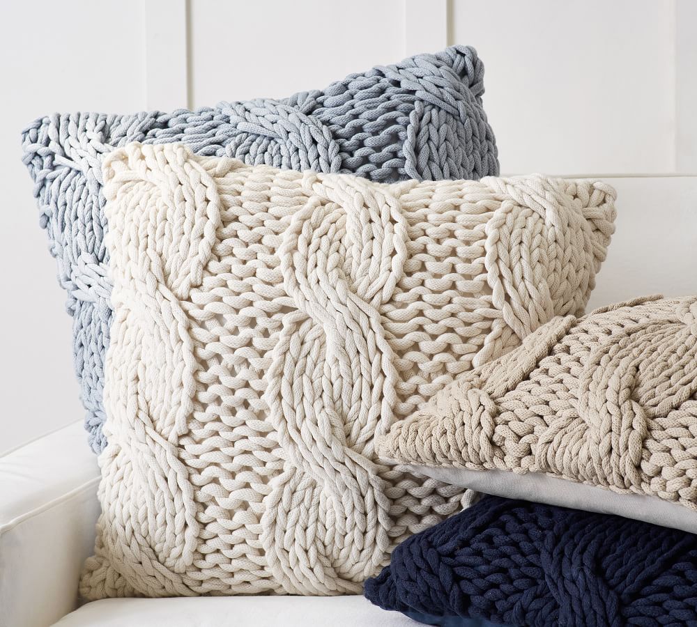 Colossal Handknit Pillow