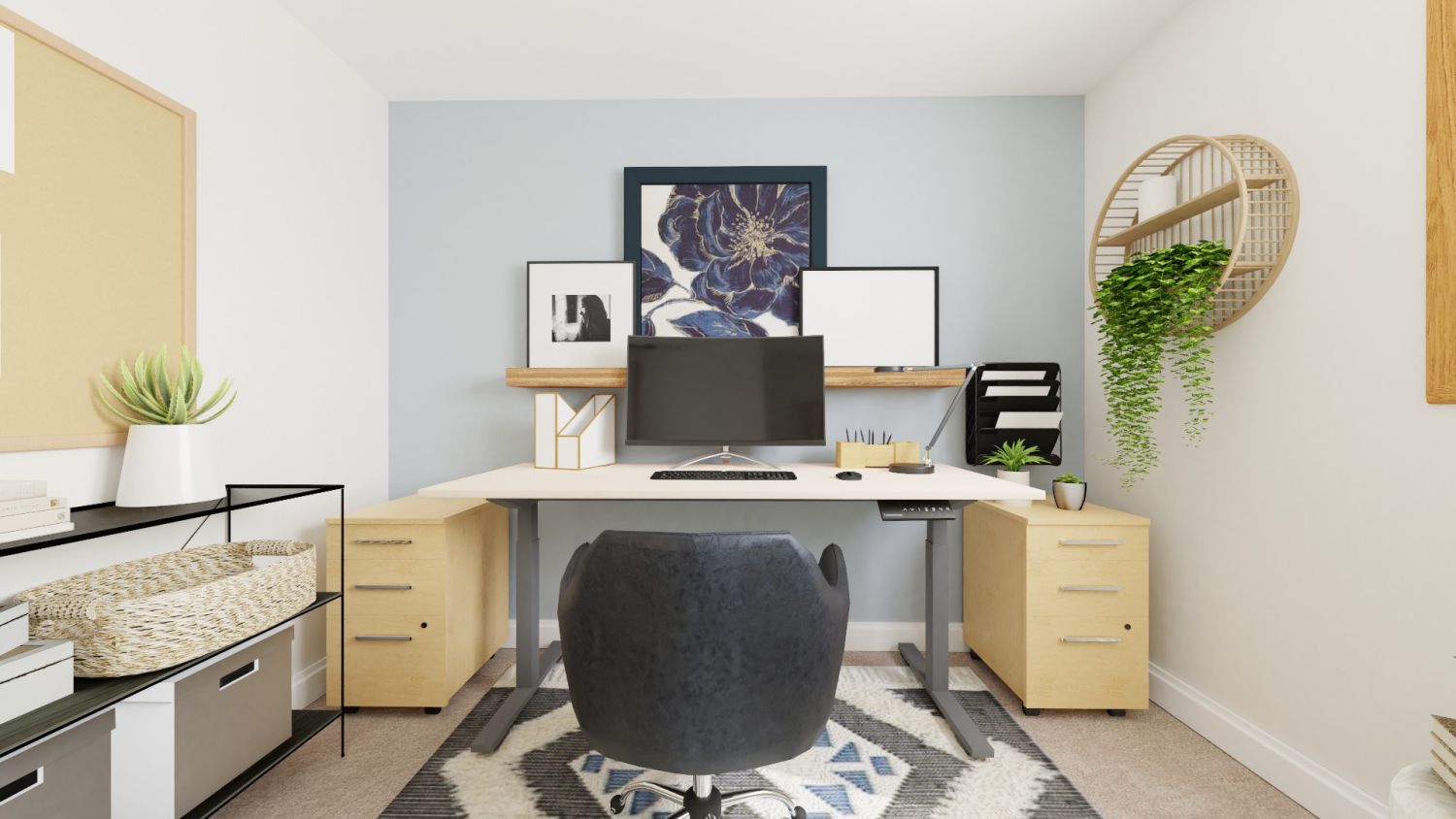 Shared Home Office Ideas: How We Created a Functional & Productive