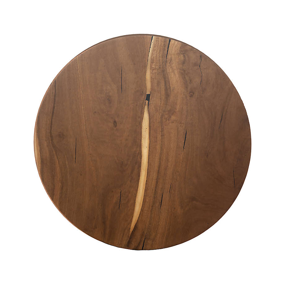 dillon natural yukas round wood coffee table