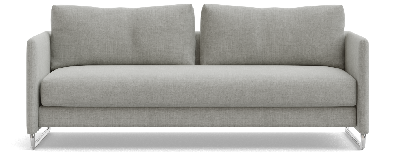 Tandom Microgrid Grey Sleeper Sofa