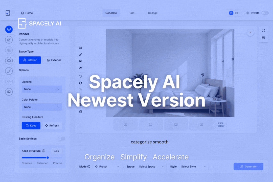 Spacely AI preview banner