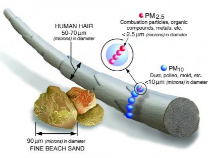 Pollution particle