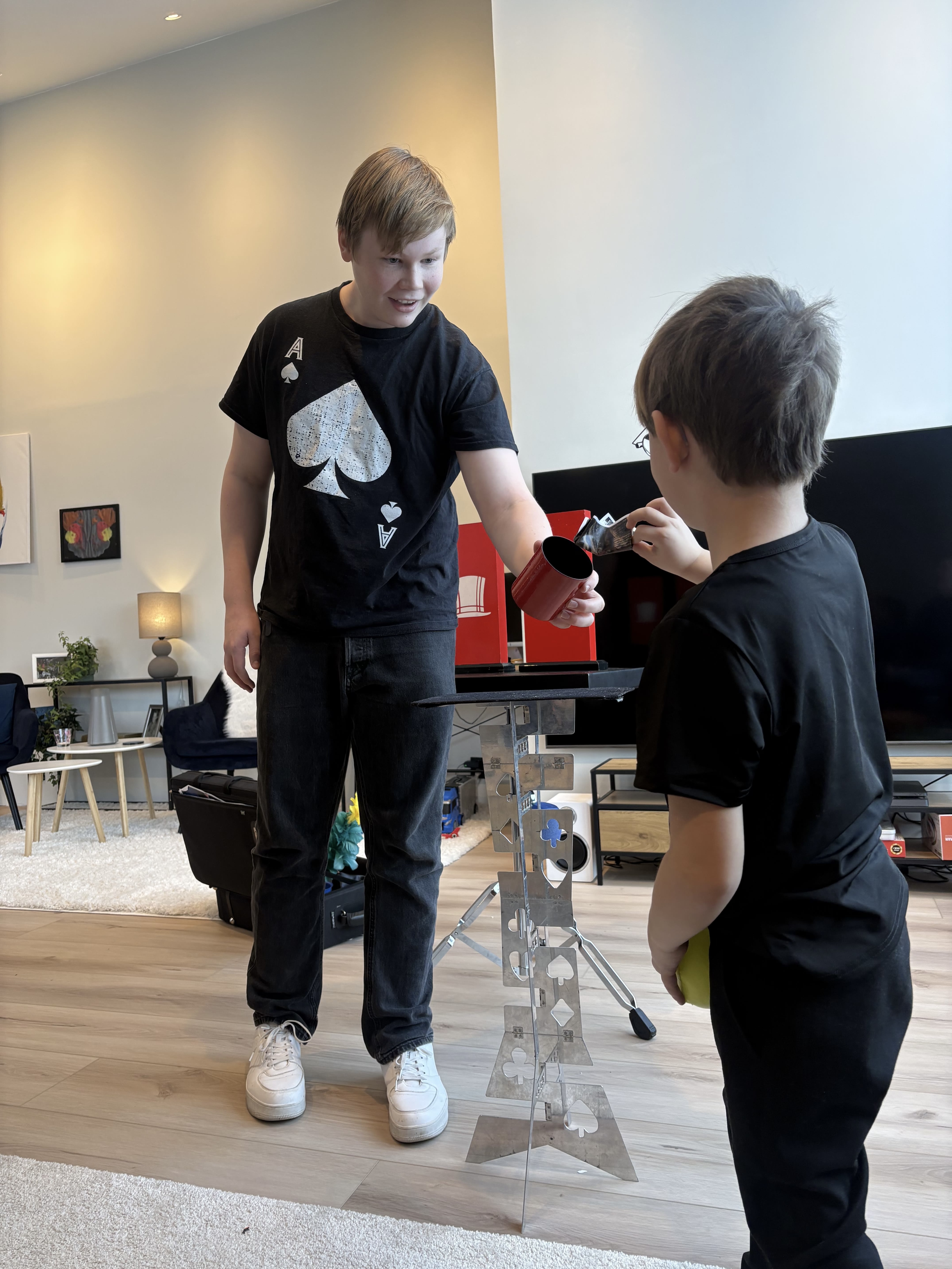 Spar S tryller i en barnebursdag