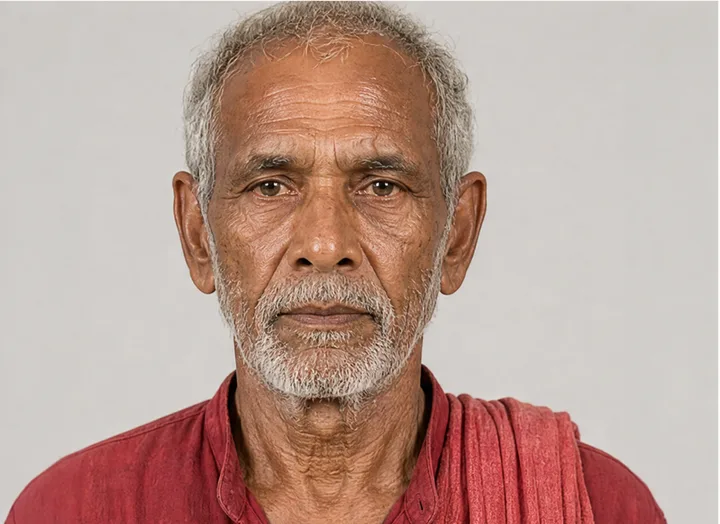 Locked face prompted to look terrified, but the expression flattens back toward neutral