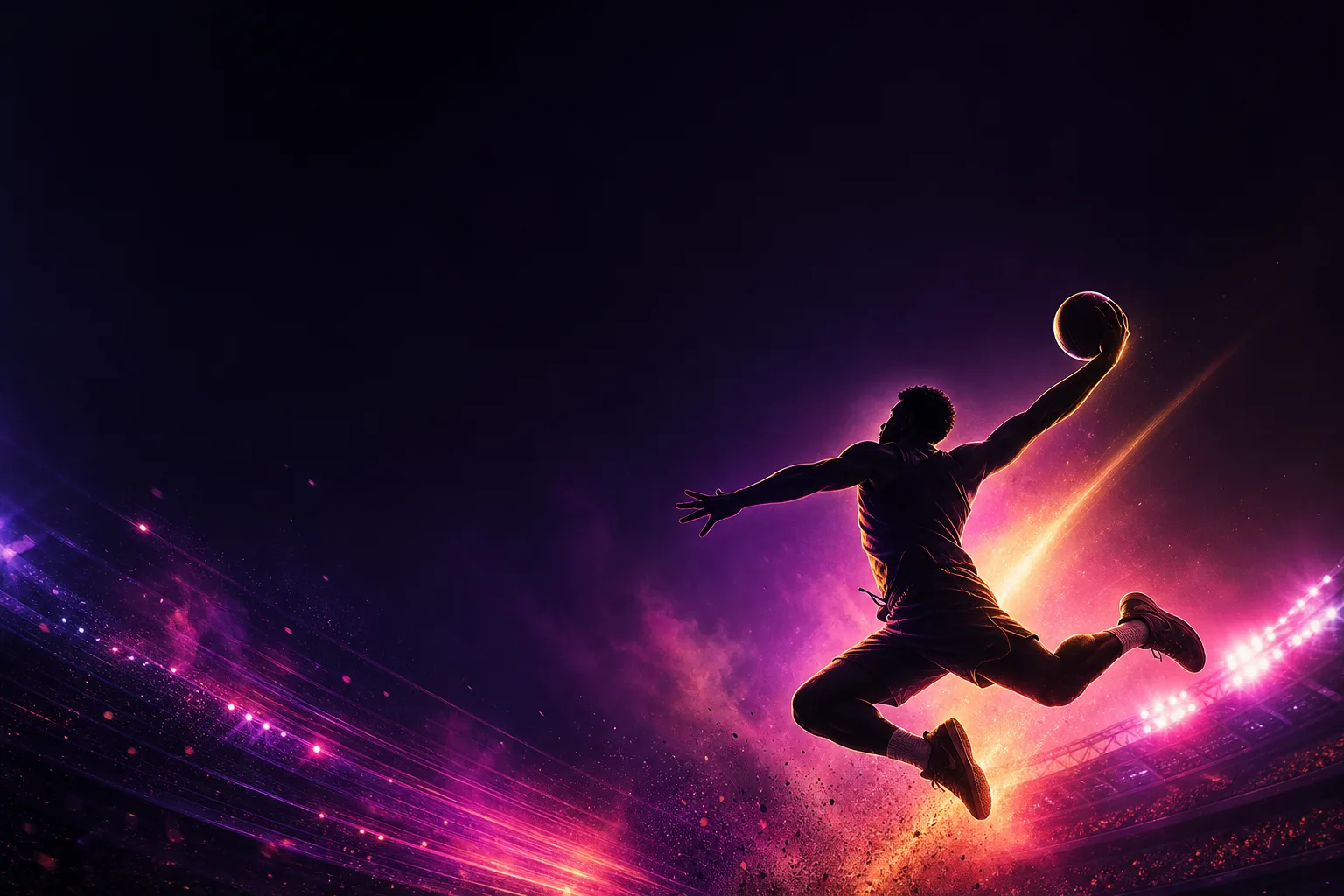 Highlight package key art generated from footage key frames