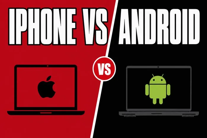 Versus Color-Block thumbnail style: a two-color diagonal split with a center VS badge