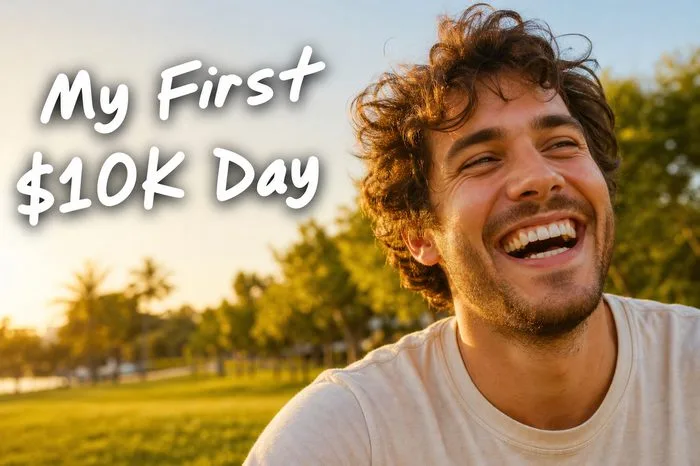 Vibrant Everyday thumbnail style: a bright, warm lifestyle photo with a handwritten-style caption