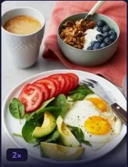 Food photography upscaled 2x with SparkStation Upscale
